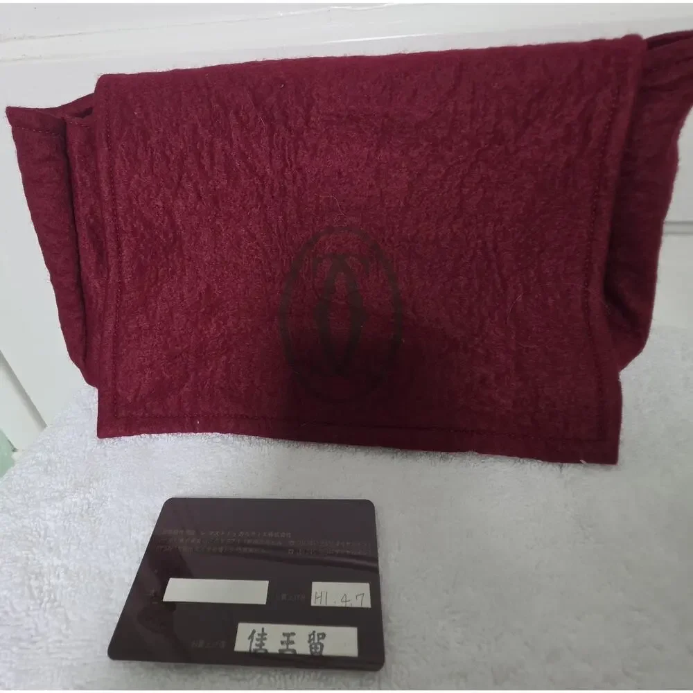 Must De Cartier Tolietry Bag or Clutch For Men or Women w/COA